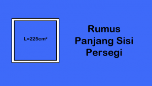 Rumus Mencari Panjang Sisi Persegi