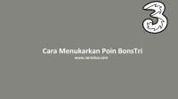 Cara Menukarkan Poin BonsTri