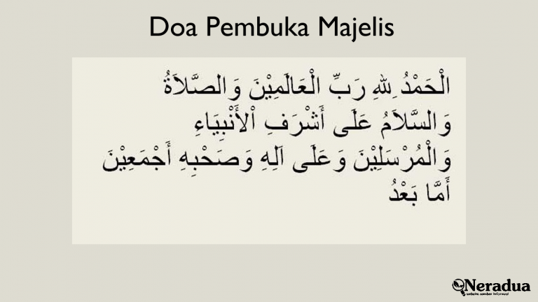 √ Doa Pembuka Majelis yang Sesuai Sunnah beserta Artinya