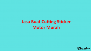 Jasa Buat Cutting Sticker Motor Murah