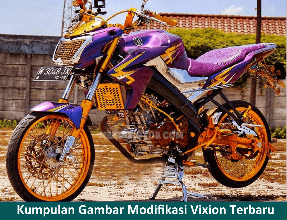 Modifikasi New Vixion Pelek Jari Jari Terbaru 2019