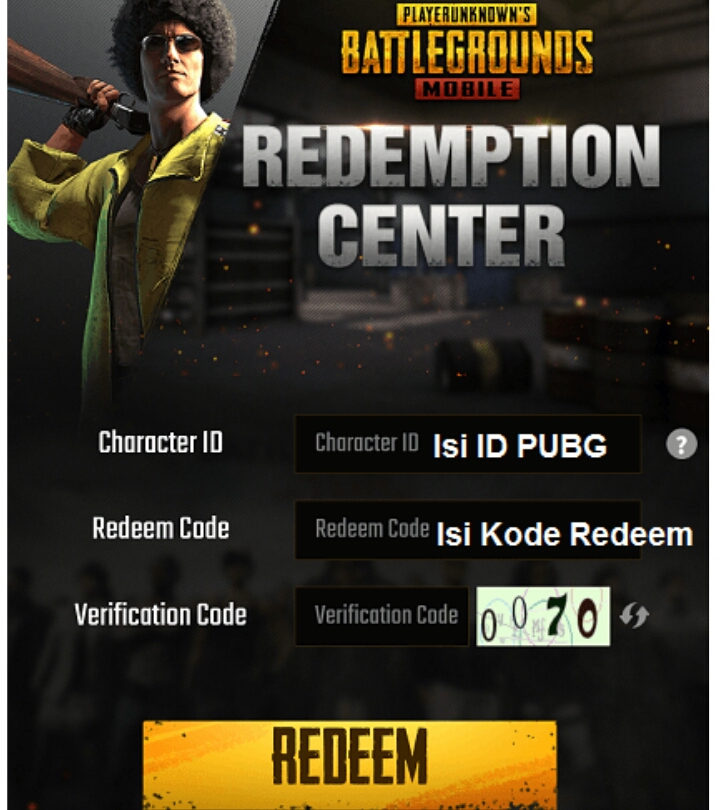 Cara Redeem Code Hadiah PUBG Mobile