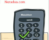 Masukkan sandi untuk membuka tablet