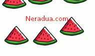 Temukan semangka yang berbeda ?