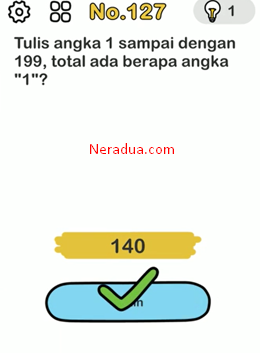 Tulis angka 1 sampai dengan 199 total ada berapa angka “1”?