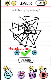 Ada Berapa Persegi? Brain Test Level 70