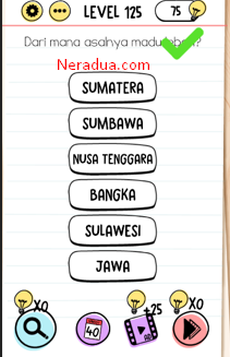 Dari Mana Asalnya Madu Lebah? Brain Test Level 125