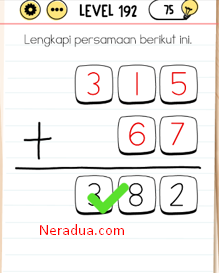 Lengkapi Persamaan Berikut Ini Brain Test Level 192